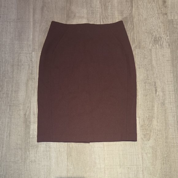 White House Black Market Dresses & Skirts - White House Black Market Chocolate Pencil Skirt